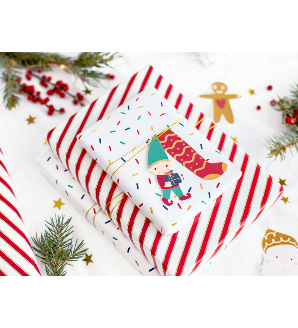 Visačky na dárky - Santa mix