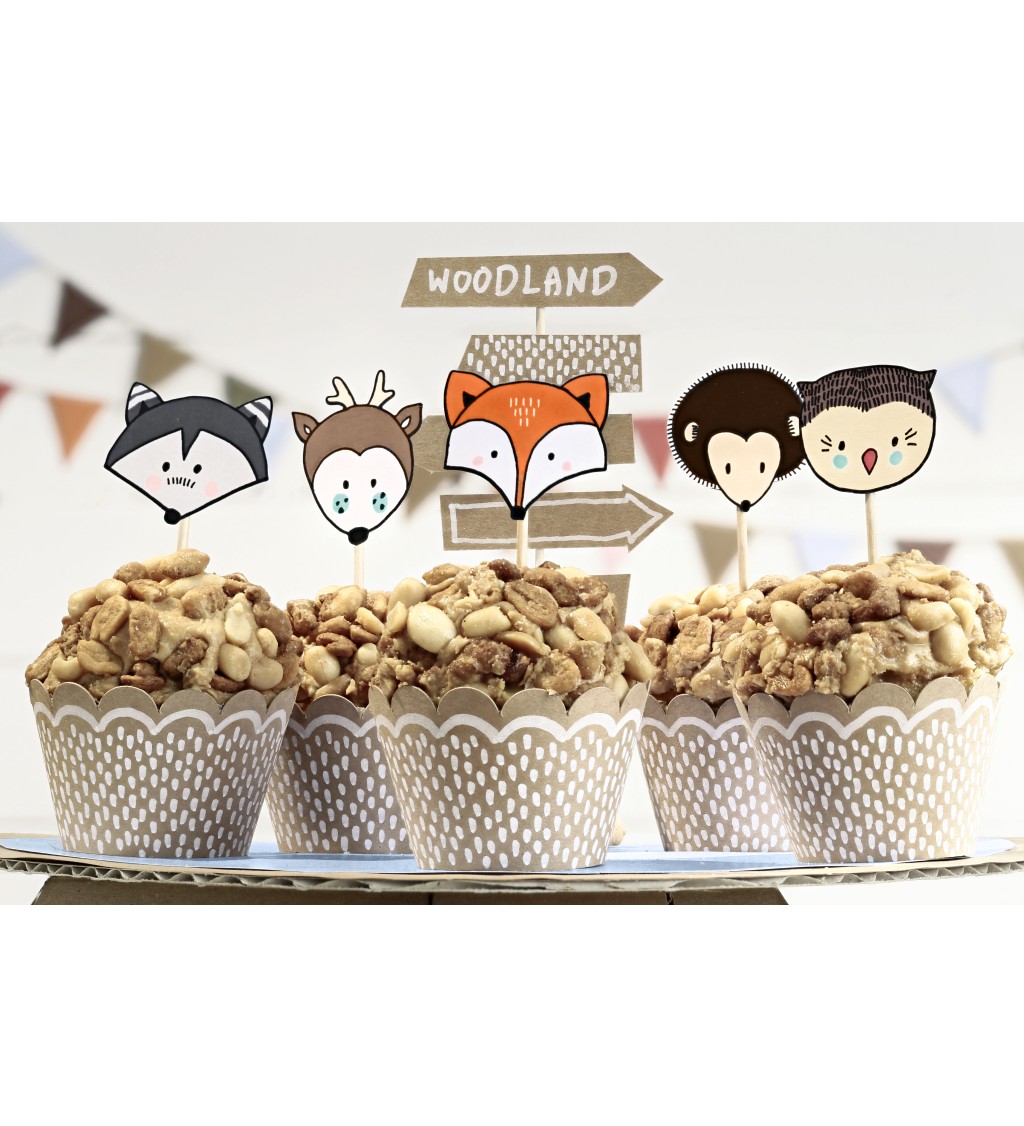 Košíčky cupcake Woodland