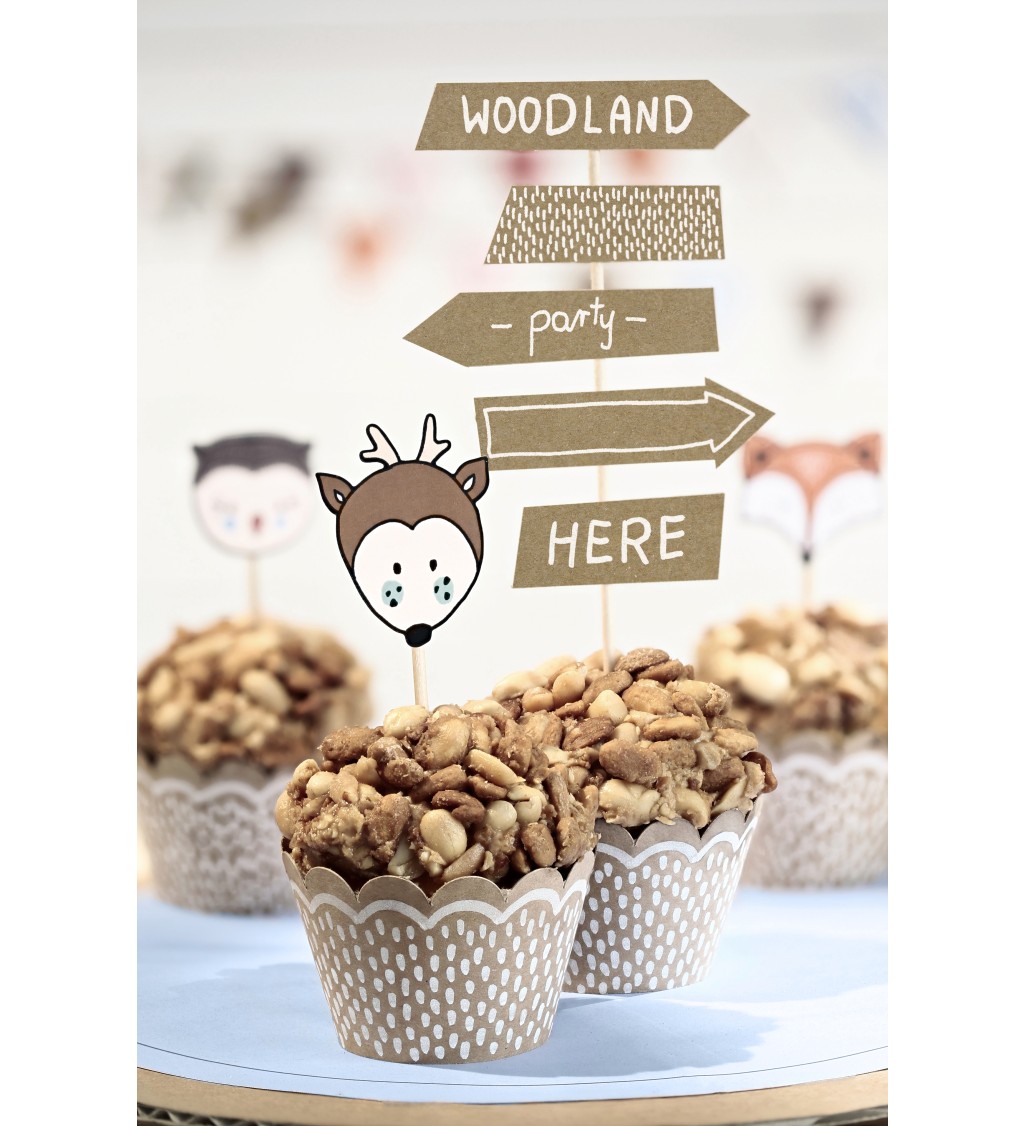 Košíčky cupcake Woodland