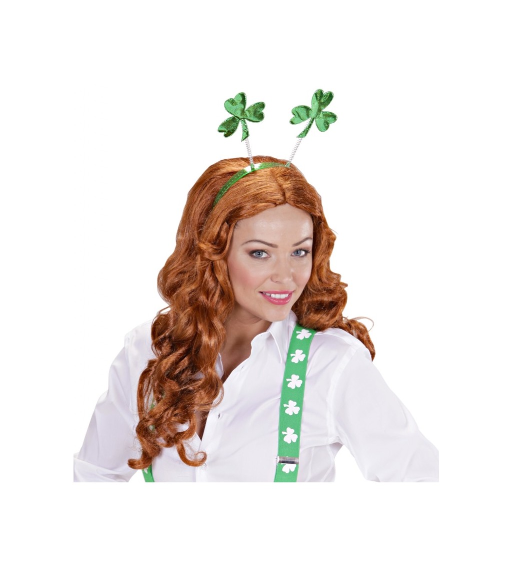 Čelenka - zelené trojlístky