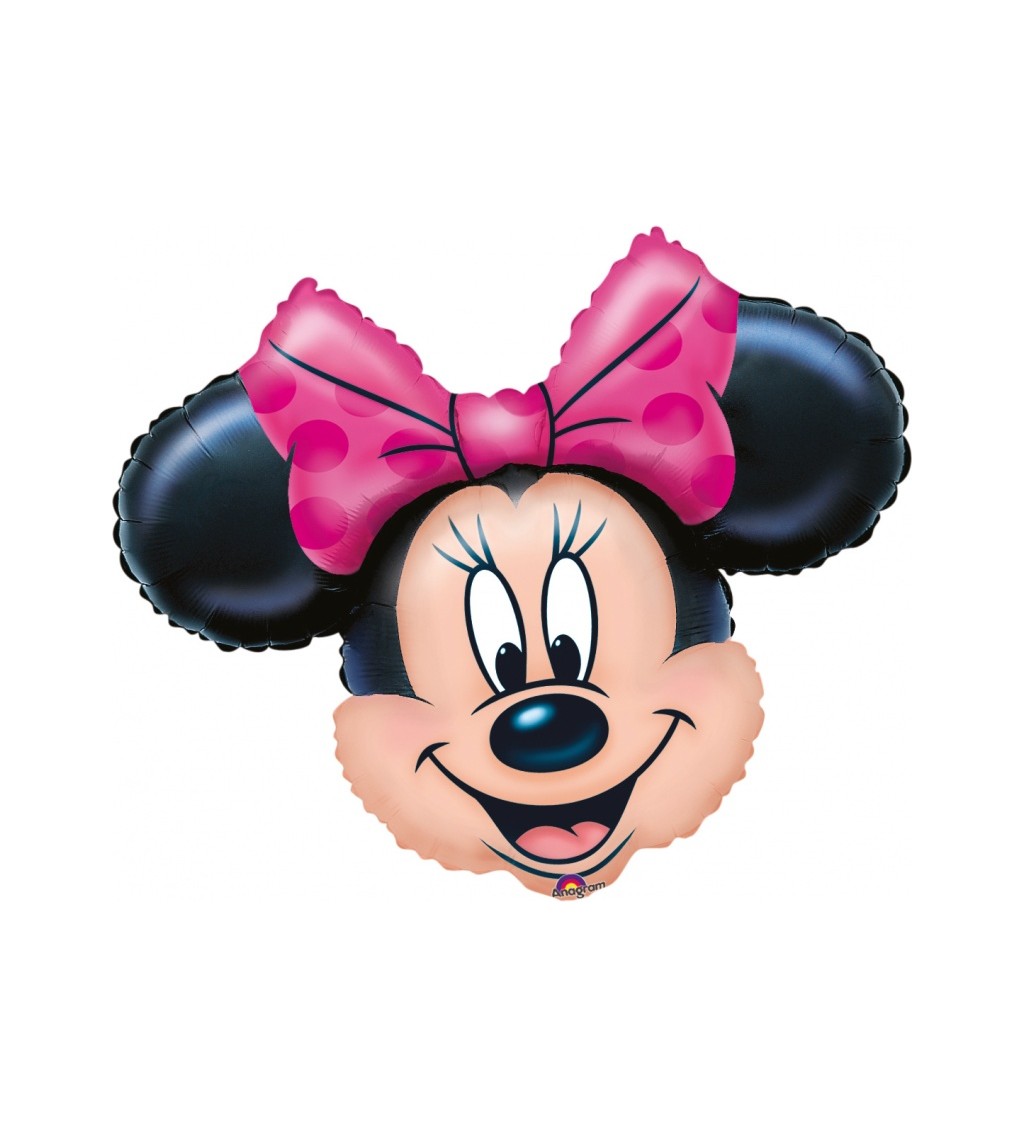Fóliový balonek - hlava Minnie