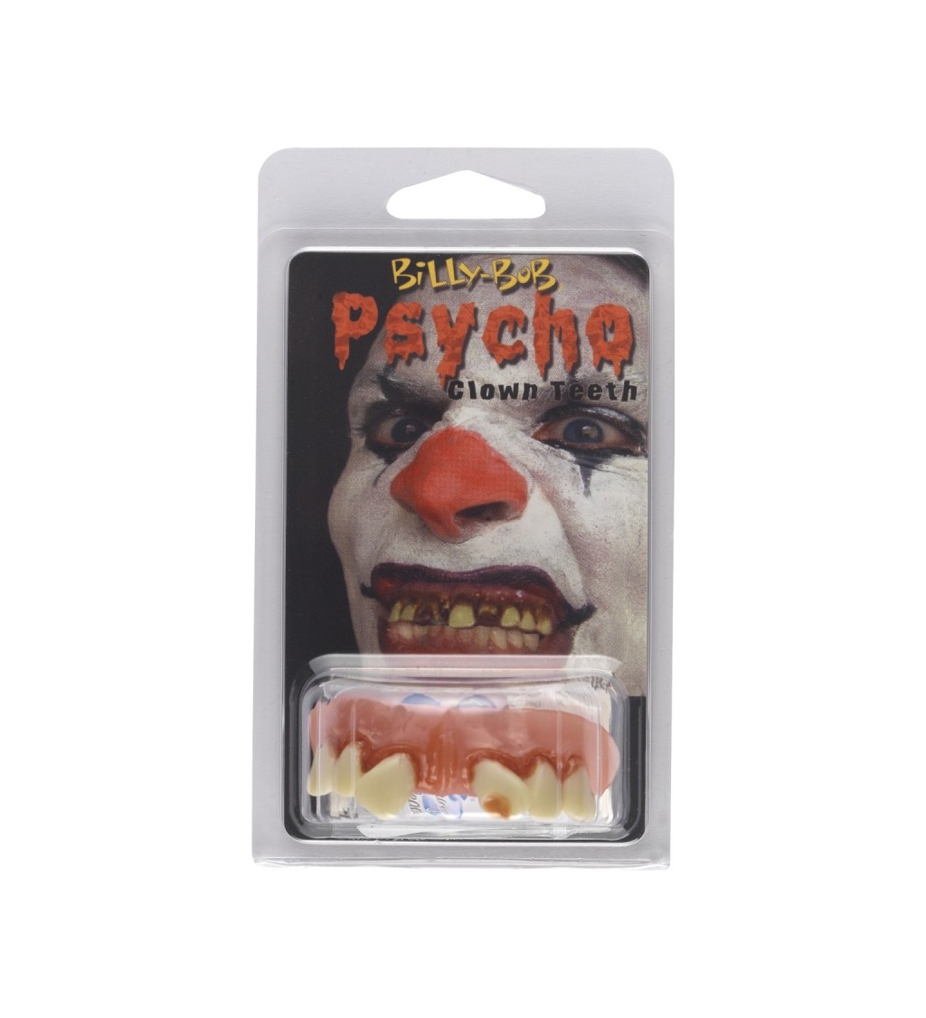 Umělé zuby - Hororový klaun