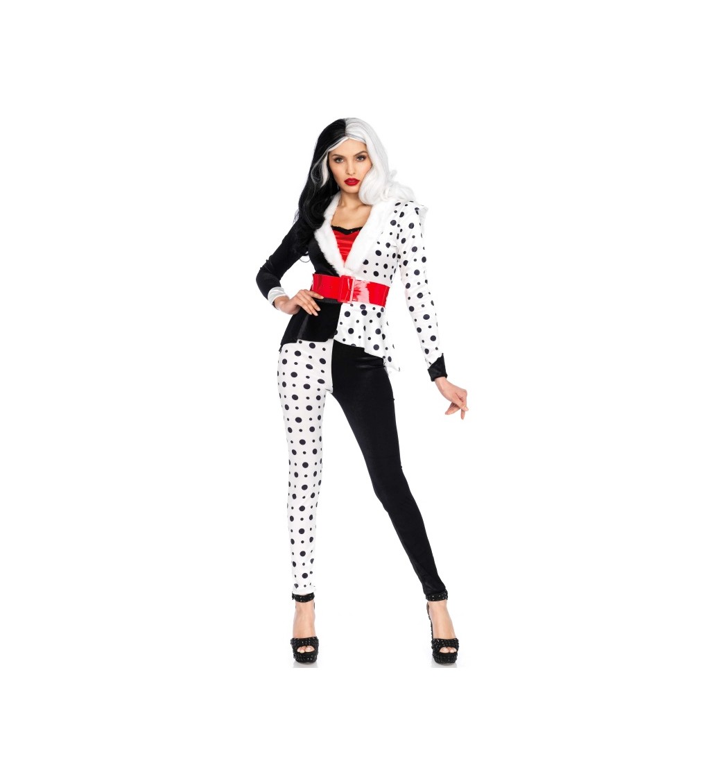 Kostým - Madam Cruella de Vil