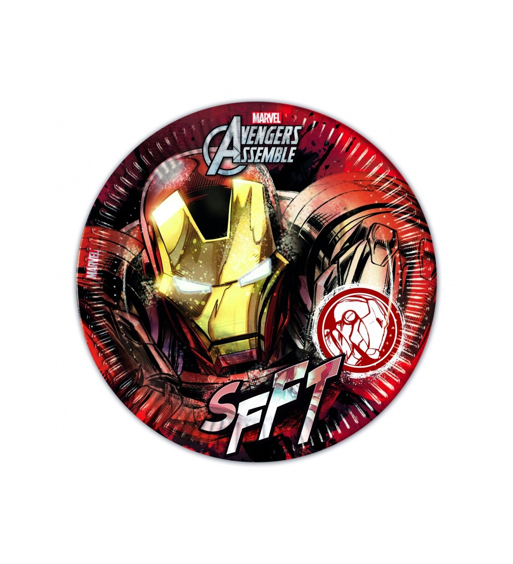 Talířky - Iron Man Avengers 