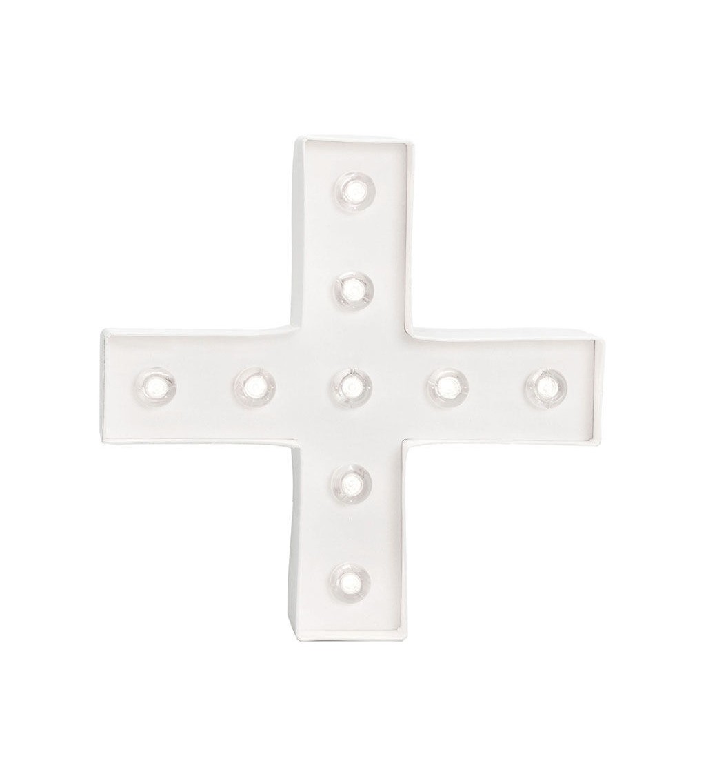 Svítící znaménko + 