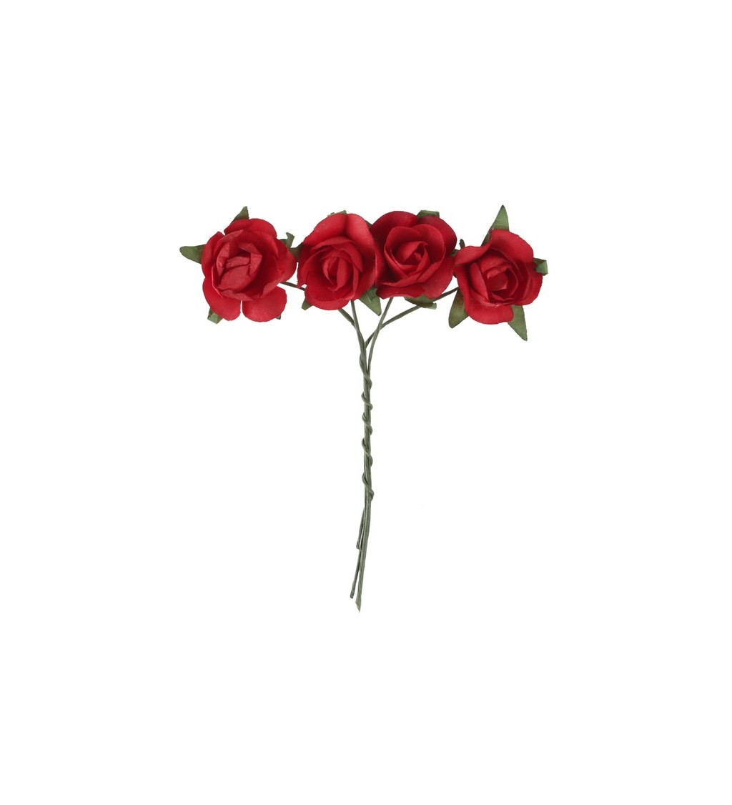 Dekorace - červené růže