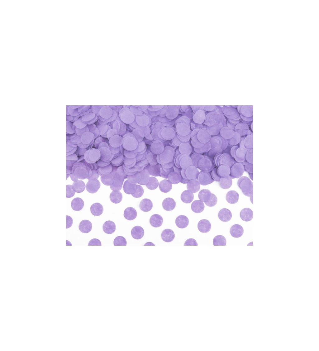 Lila konfety - kolečka (15 g)