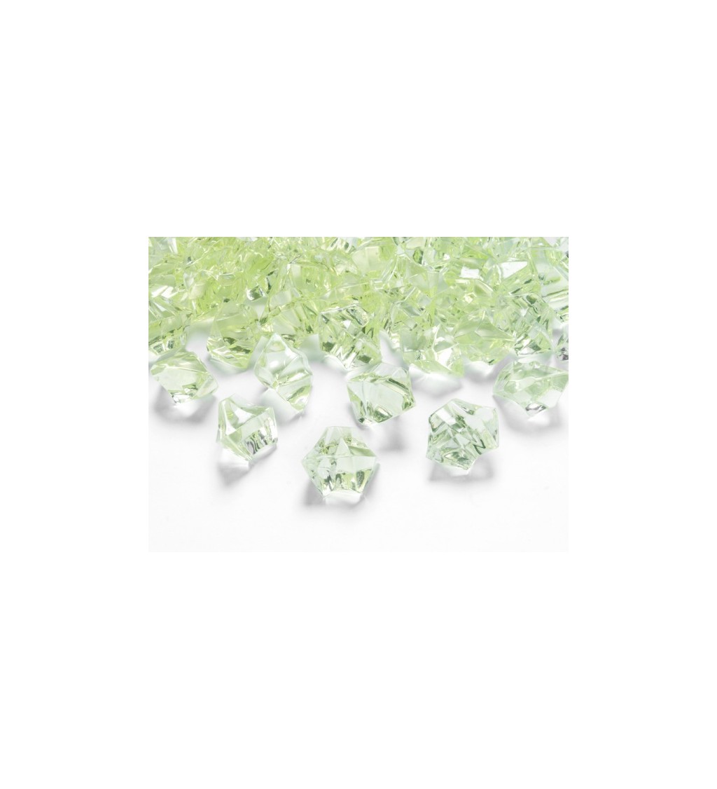 Světle zelené krystaly