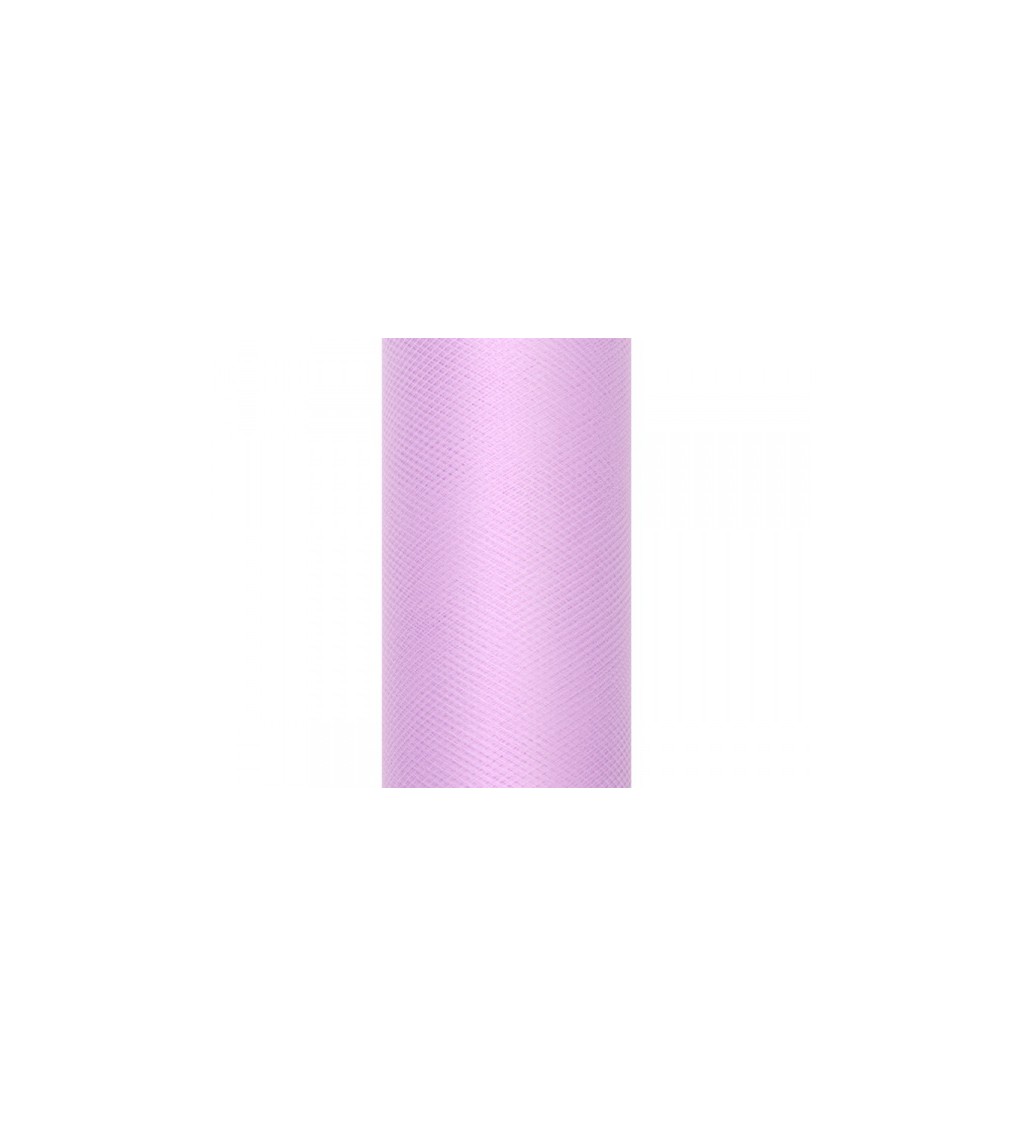 Jednobarevný levandulový tyl - 0,08 m