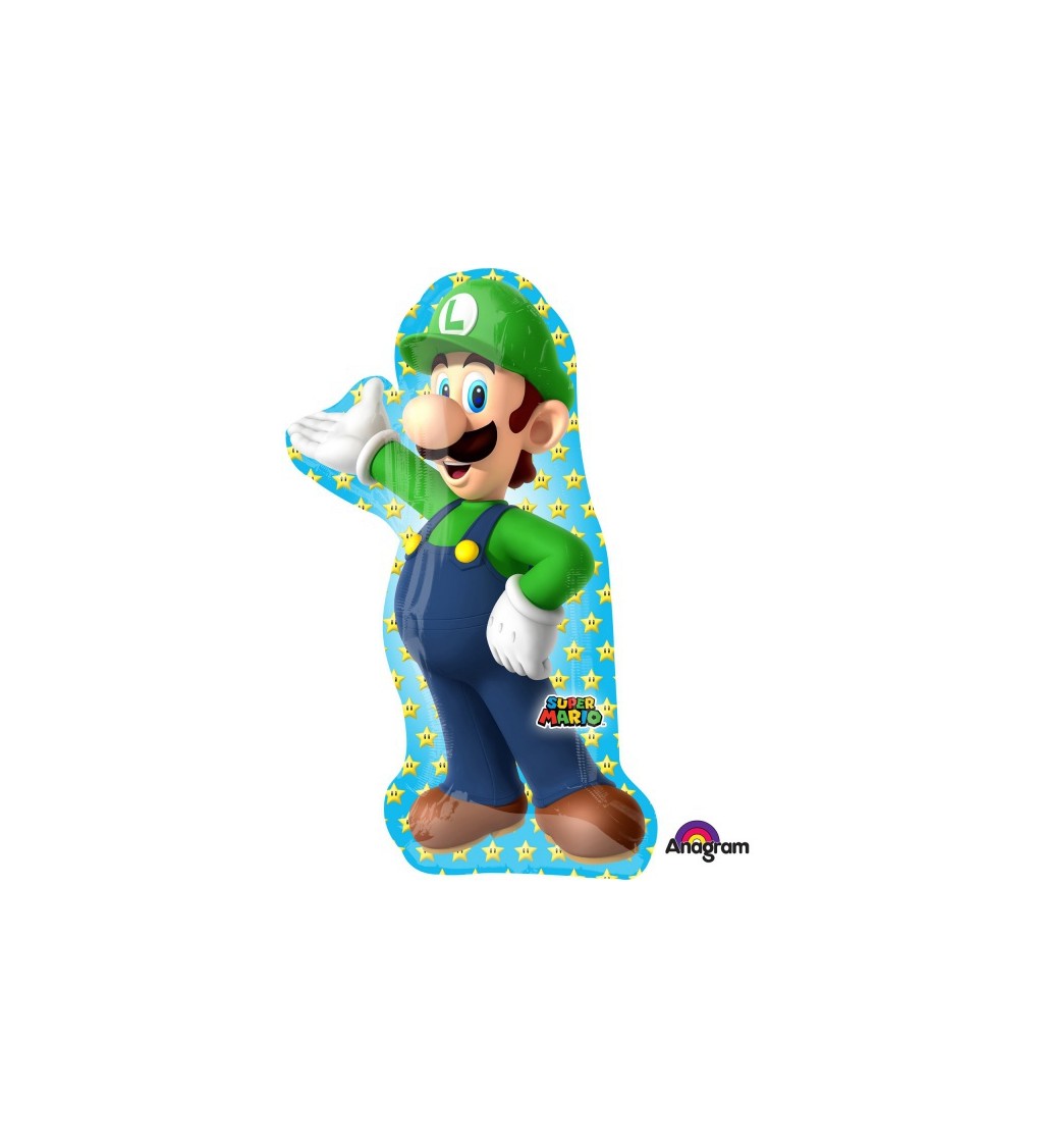 Balónek SuperShape - Luigi