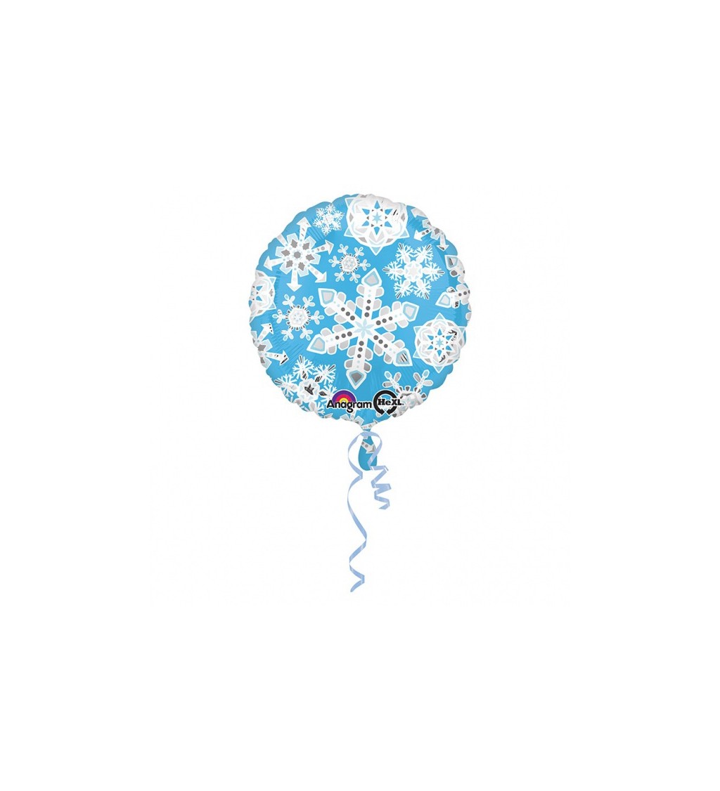 Fóliový balónek - Sněhové vločky