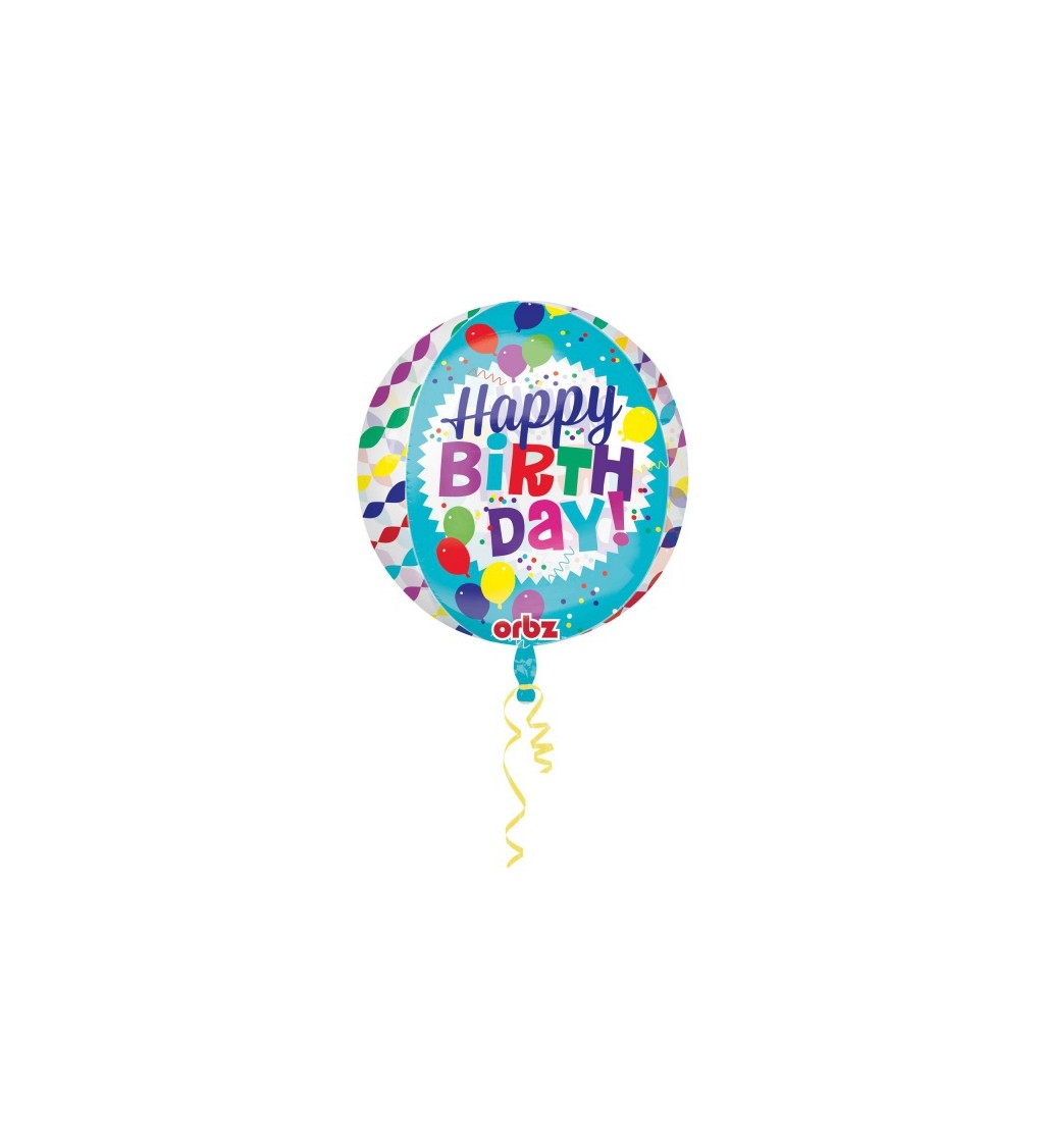 Fóliový balónek - narozeniny