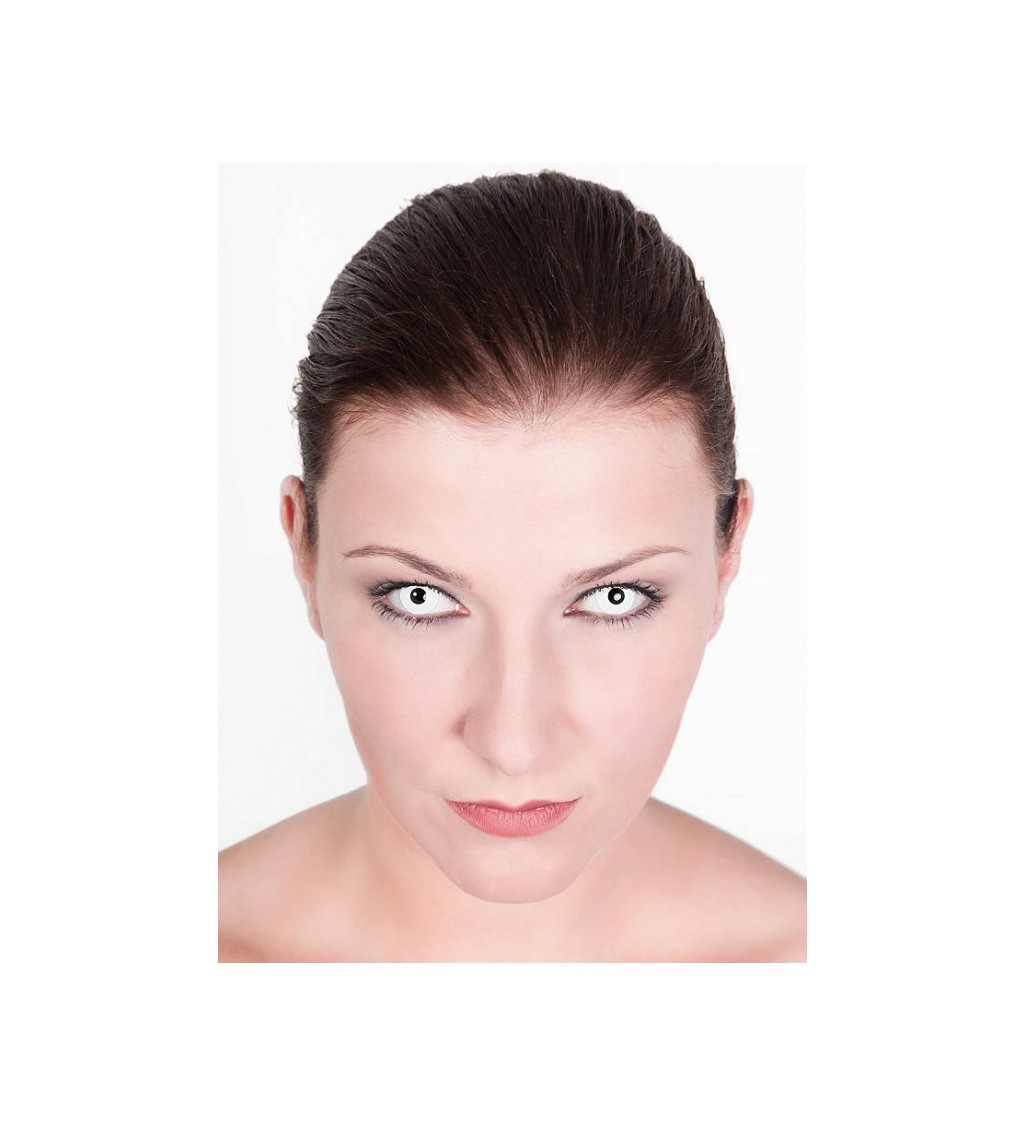 Kontaktní čočky - bílé