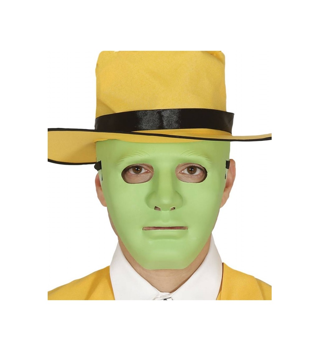 Maska na obličej - světle zelená