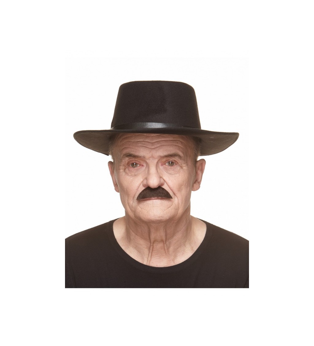 Malý knírek - hnědá barva