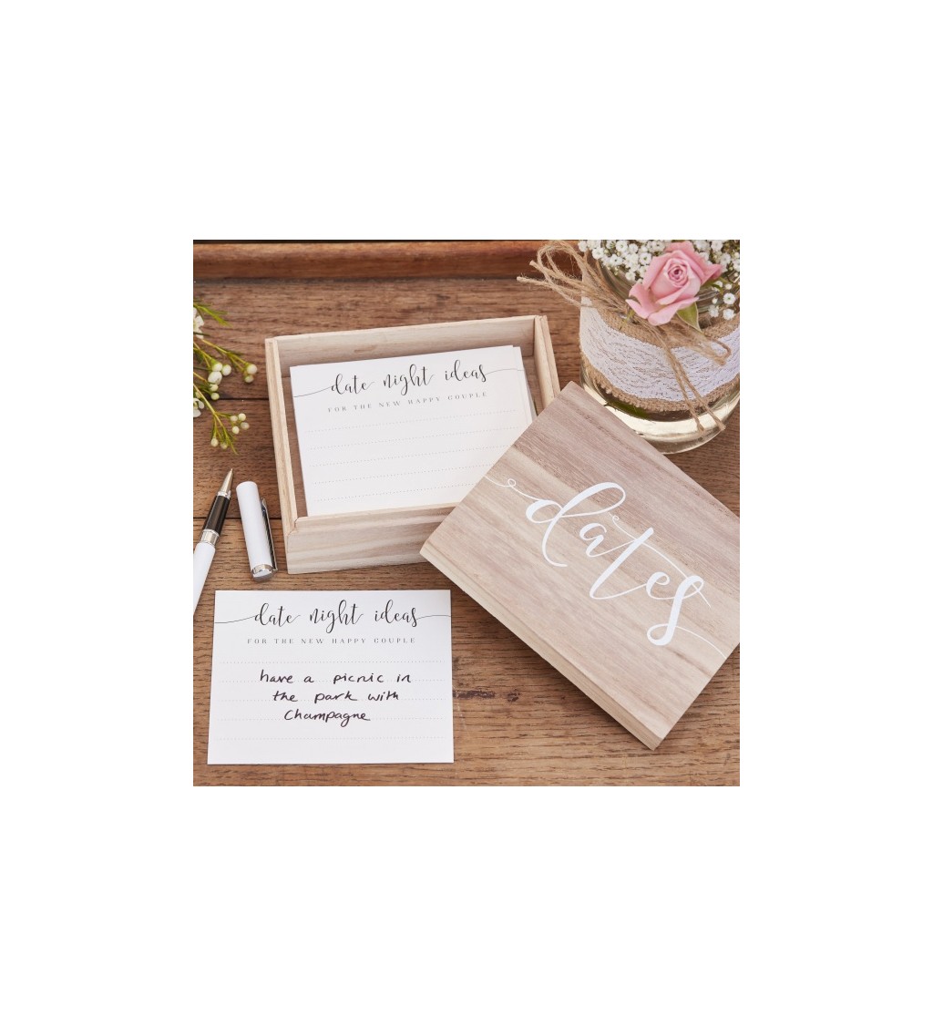 Dřevěná krabice na nápady