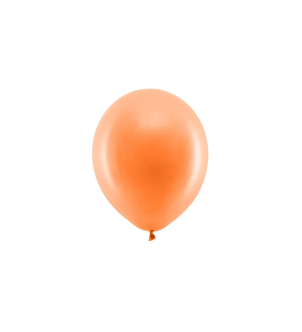 Latexové balónky 30 cm pastelové, světle oranžové, 10 ks