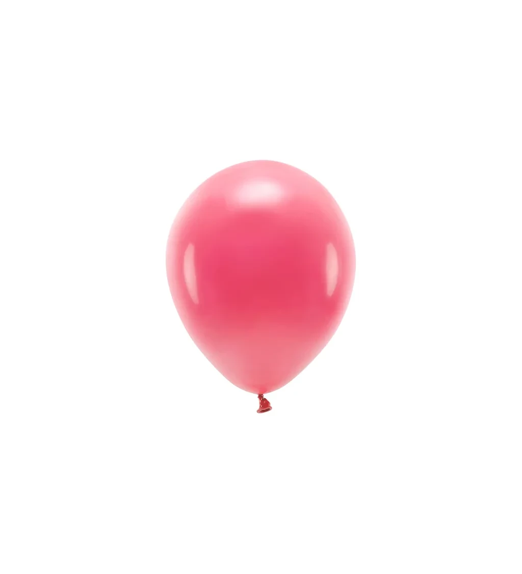 EKO Latexové balónky 26 cm pastelové, červené, 10 ks