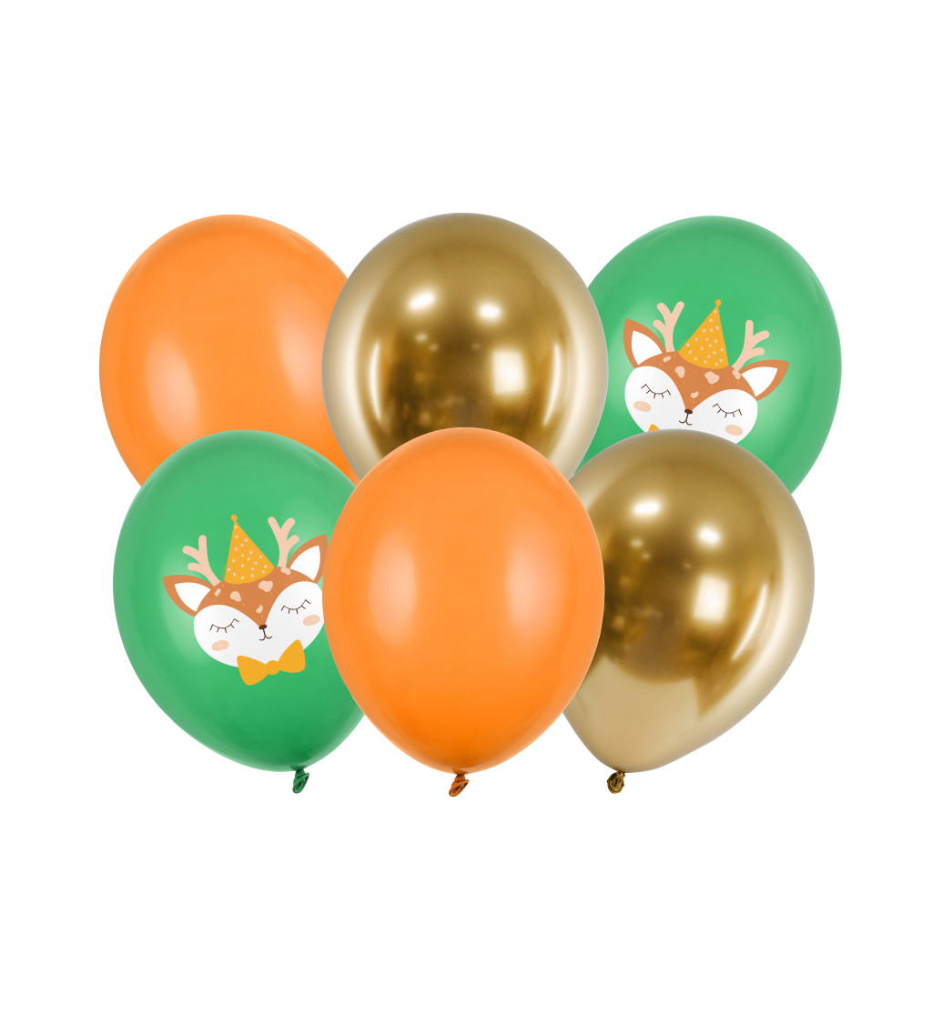 Latexová sada pastelová Sob 30 cm 6 ks