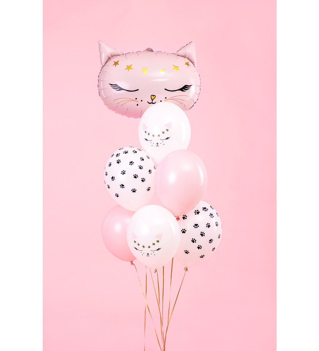 Latexové balónky 30 cm kočičky, 6 ks