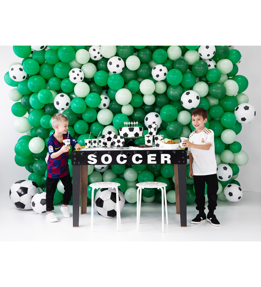 Latexové balónky 30 cm fotbalové, 6 ks
