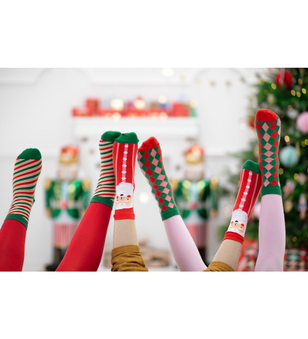 Vánoční ponožky kosočtvercové