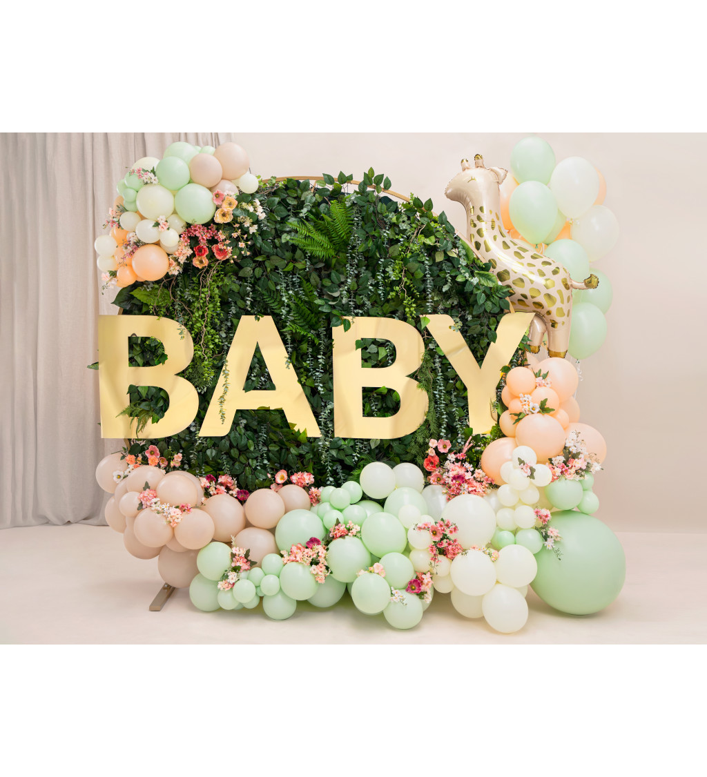 Latexové balónky strong pastelové oranžové 30 cm 100 ks