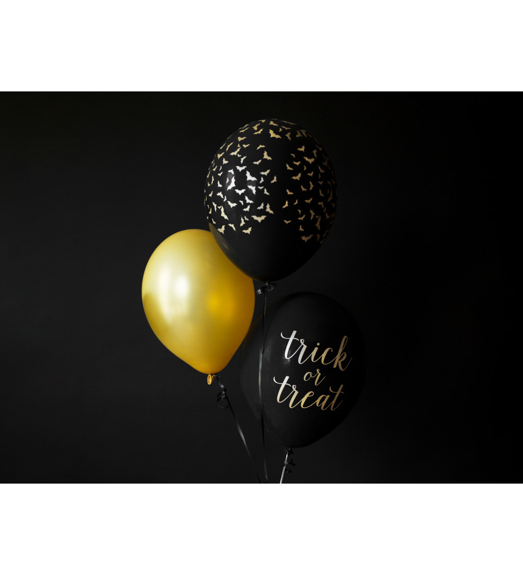 Latexové balónky 30 cm zlaté, 100 ks