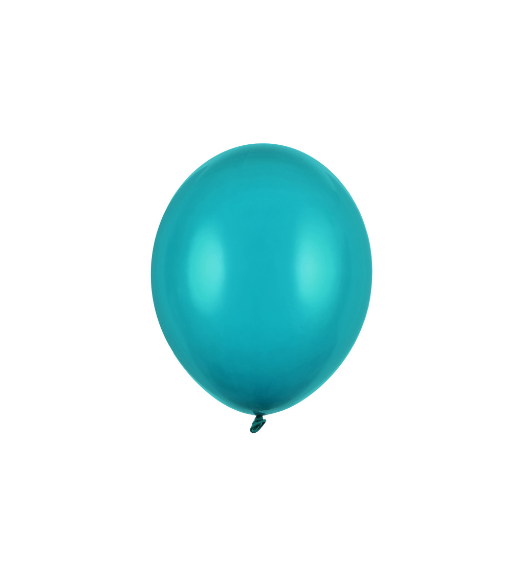 Latexové balónky 27 cm tyrkys, 10 ks