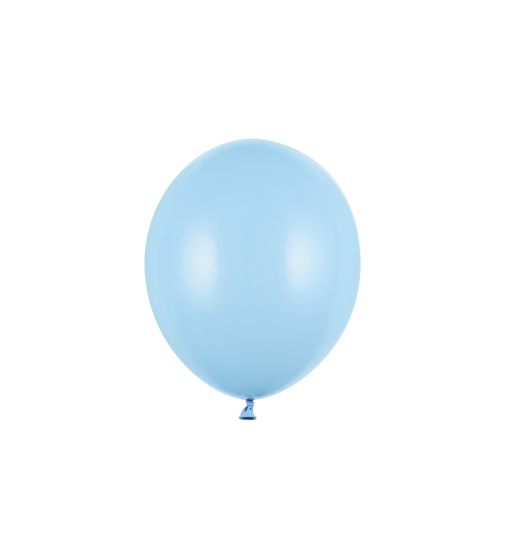 Latexové balónky 27 cm pastelové, světle modré, 10 ks
