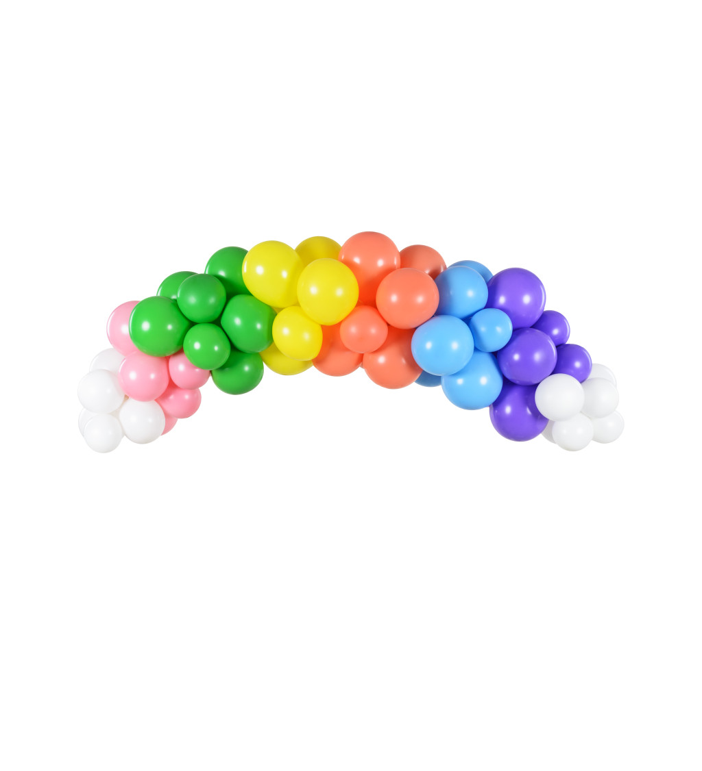 Latexové balónky 30 cm pastelové, bílé, 10 ks