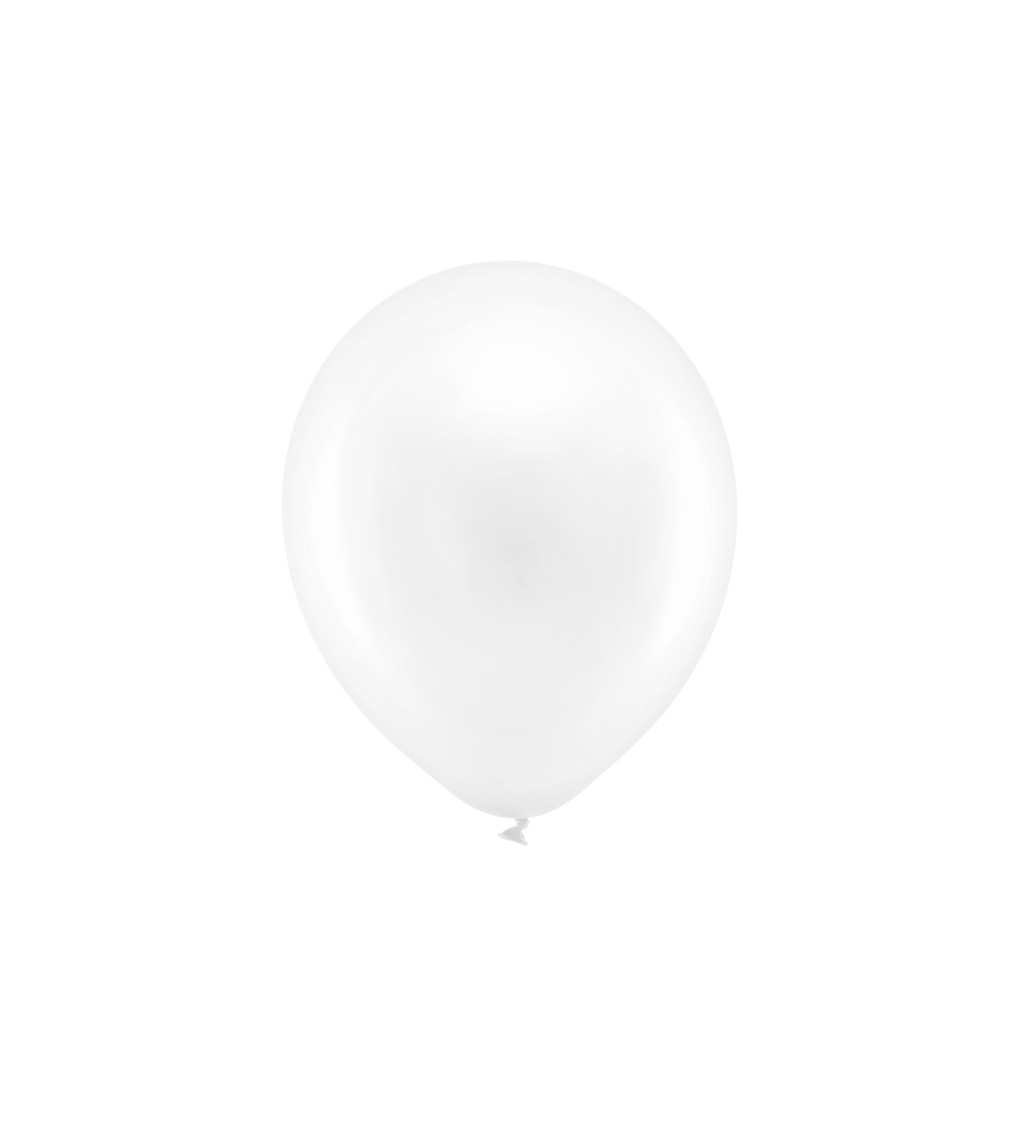Latexové balónky 23 cm bílé, 10 ks