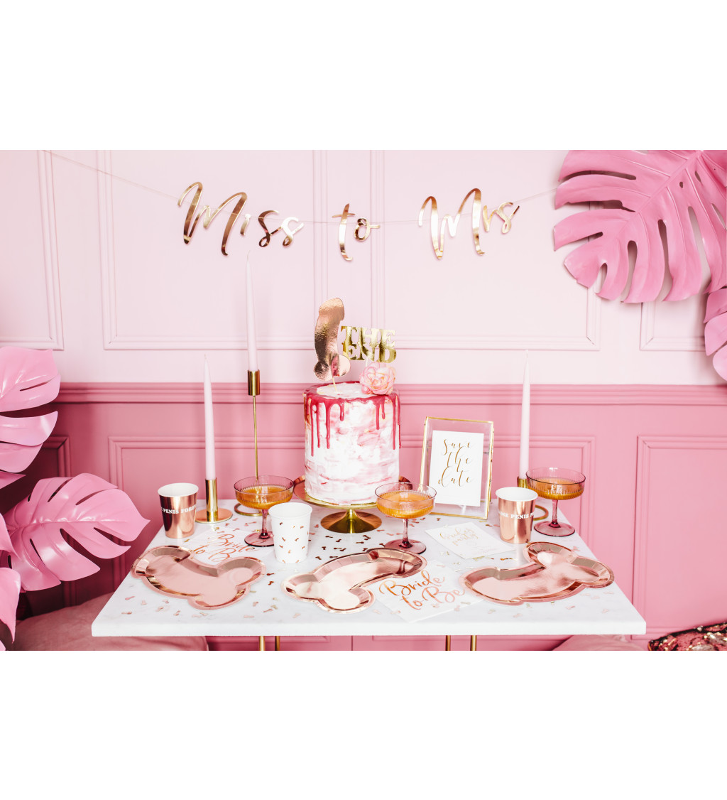 Kelímky s potiskem penisu