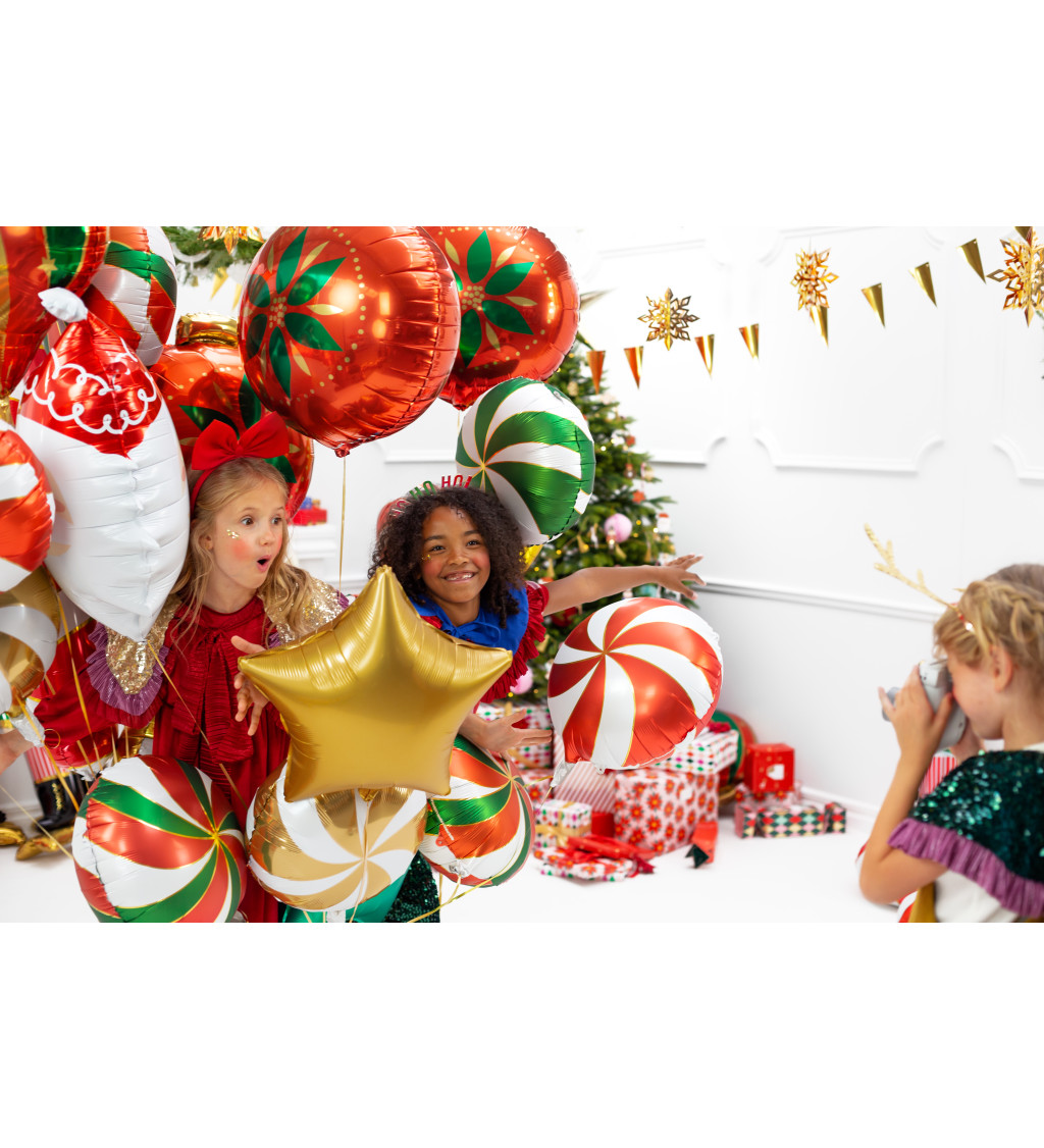 Fóliový balónek - vánoční ozdoba