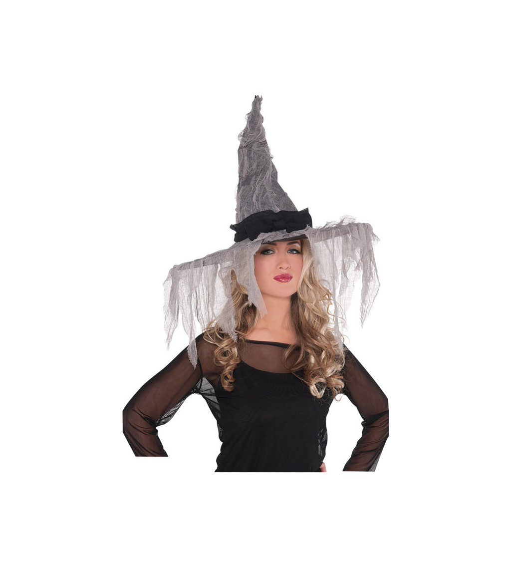 Šedý klobouk čarodějnice