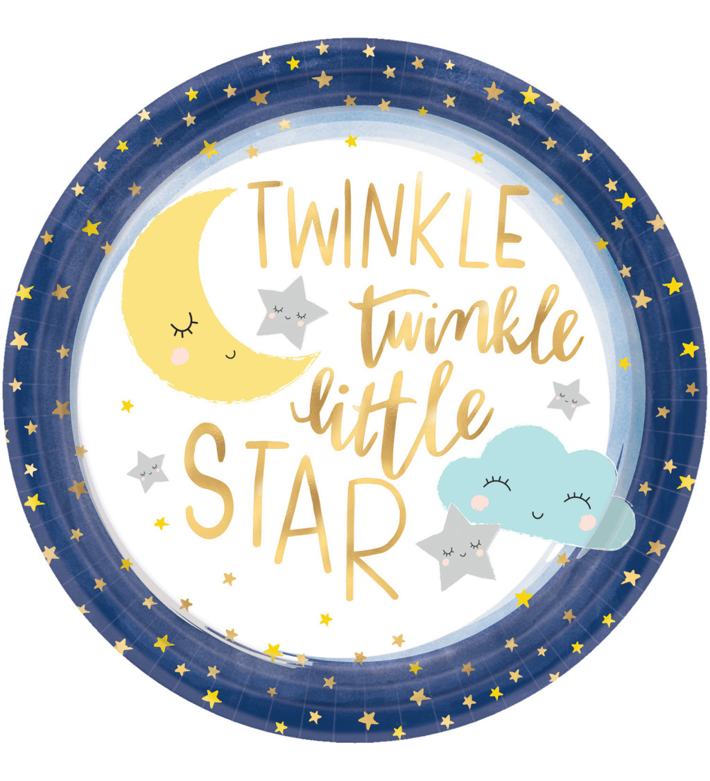 Talířky Twinkle little star