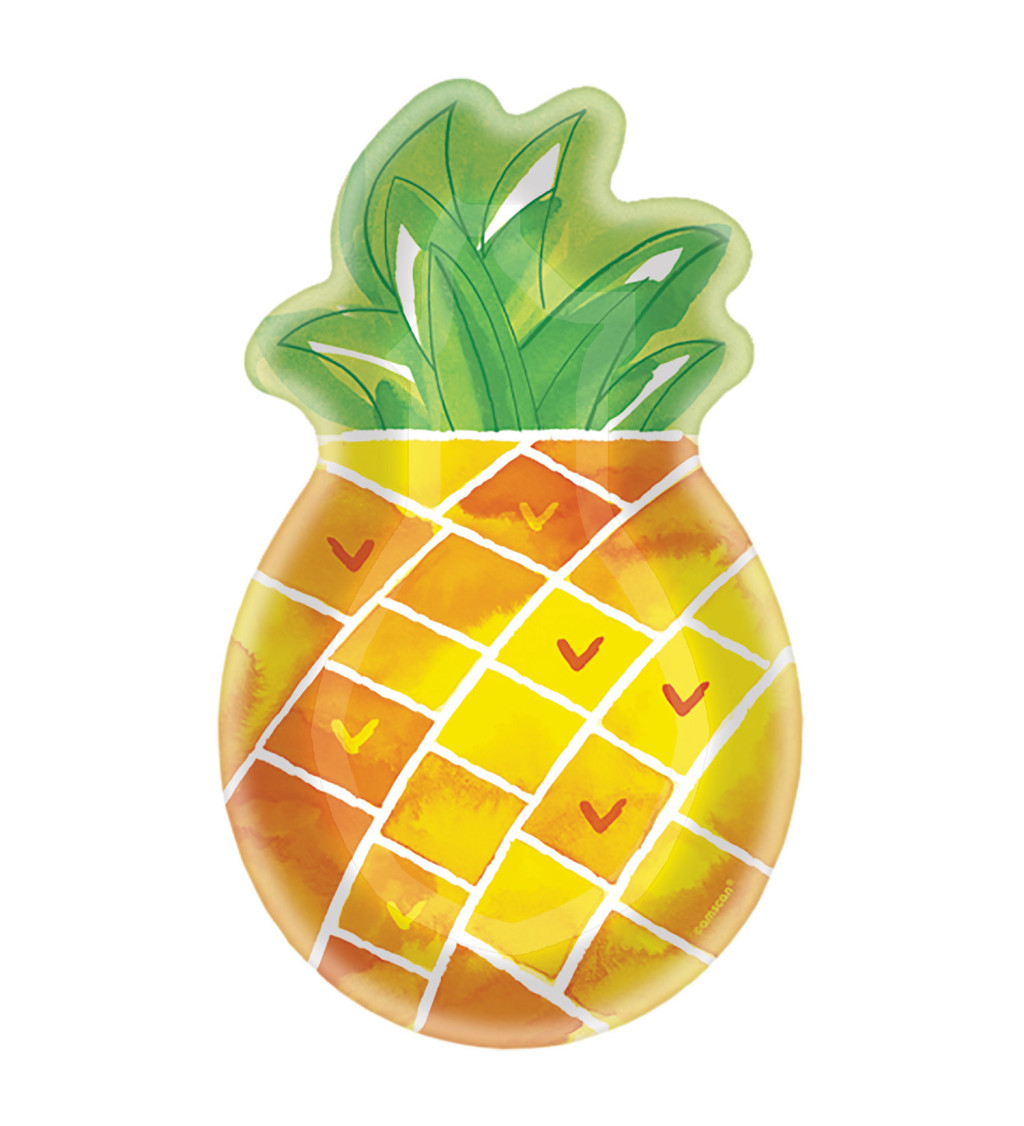 Talířky - ananas