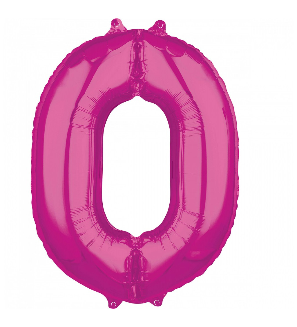 Balónek růžový 0