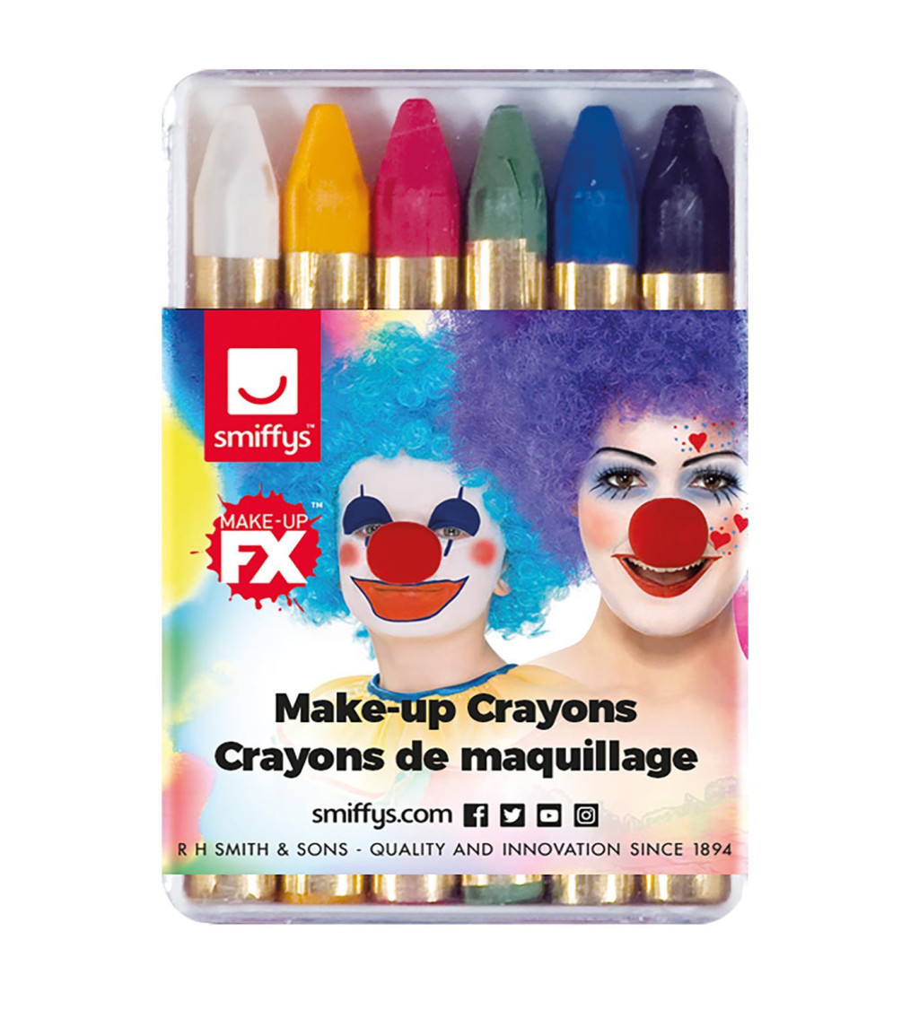 Make-up barevné pastelky