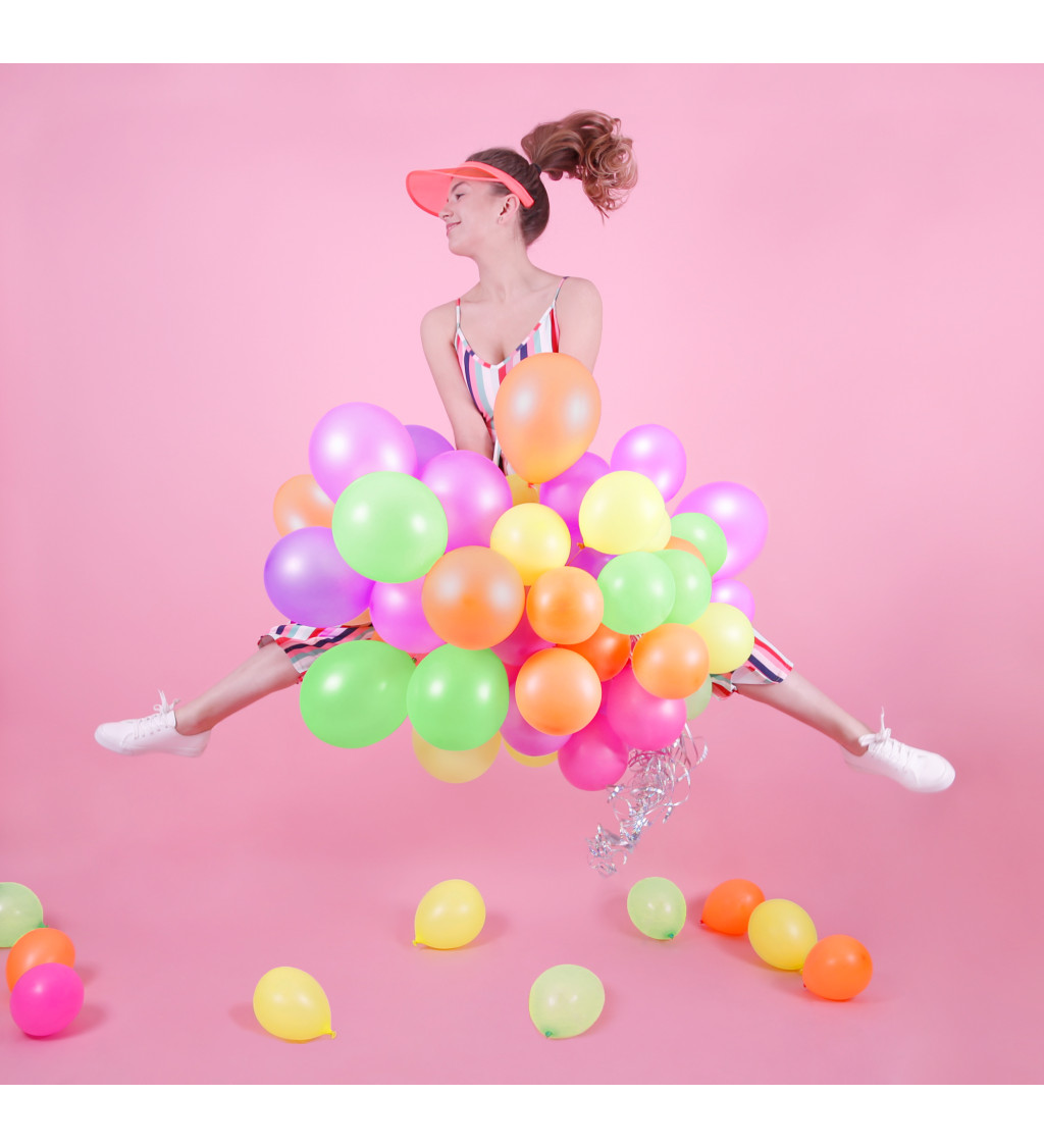 Latexové balónky neonové 25 cm 5 ks