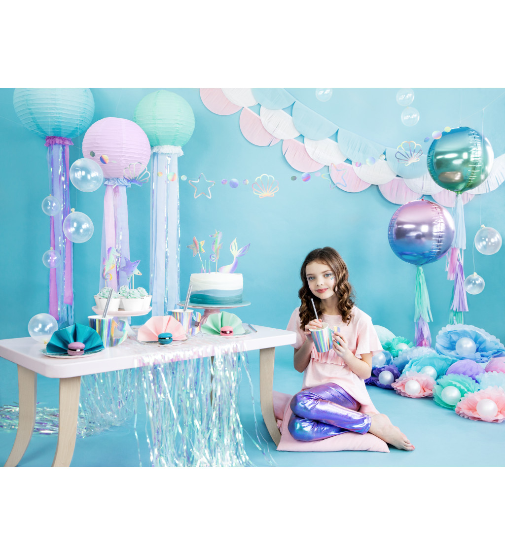 Fóliový balónek zeleno-modrý