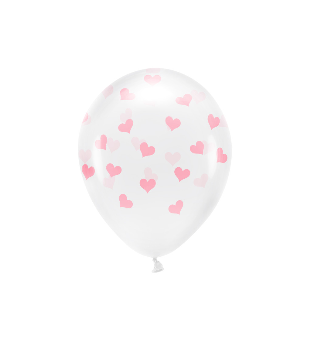 EKO Latexové balónky 33 cm srdce, 6 ks