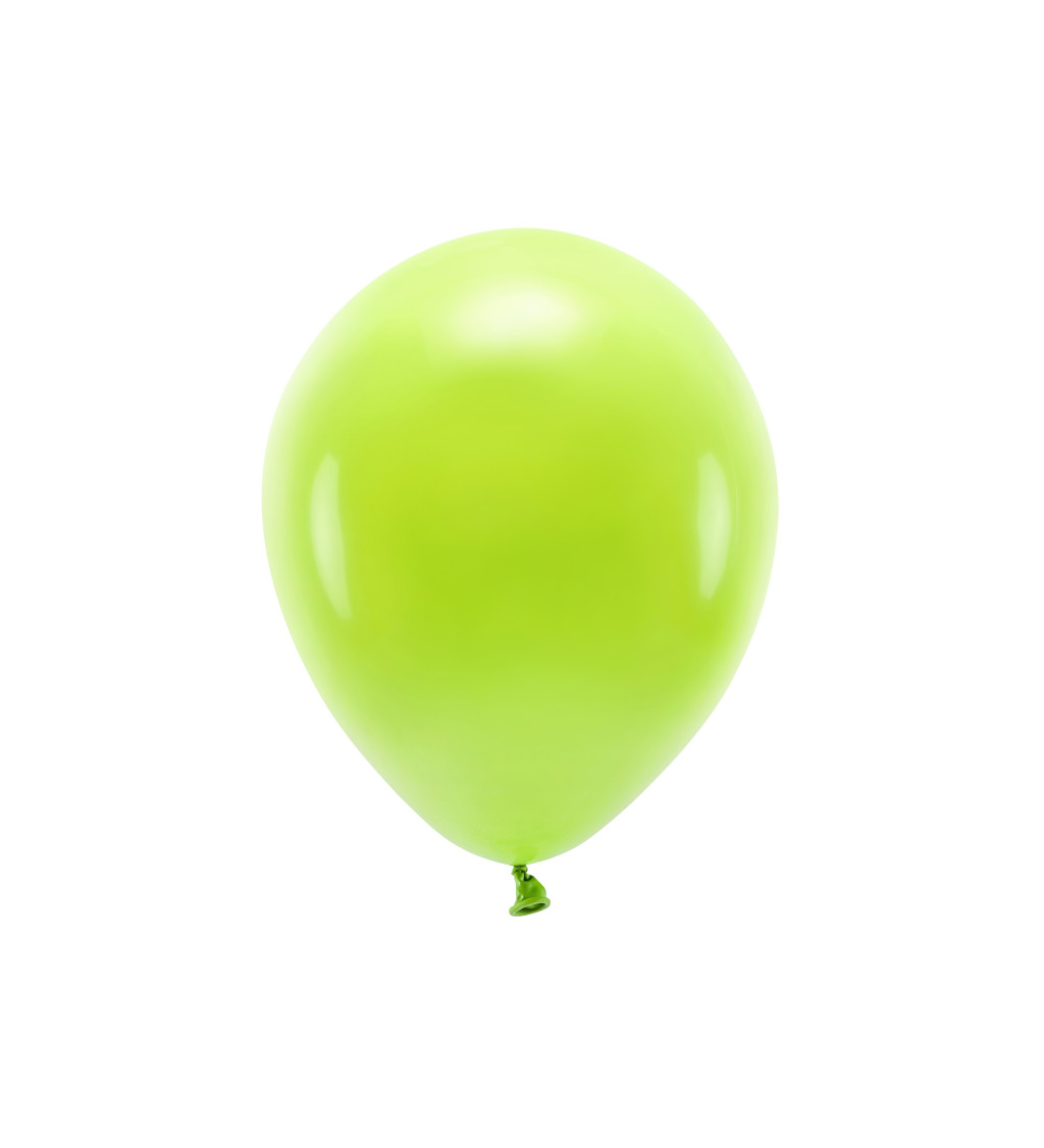 EKO Latexové balónky 30 cm pastelové, zelené jablko, 10 ks