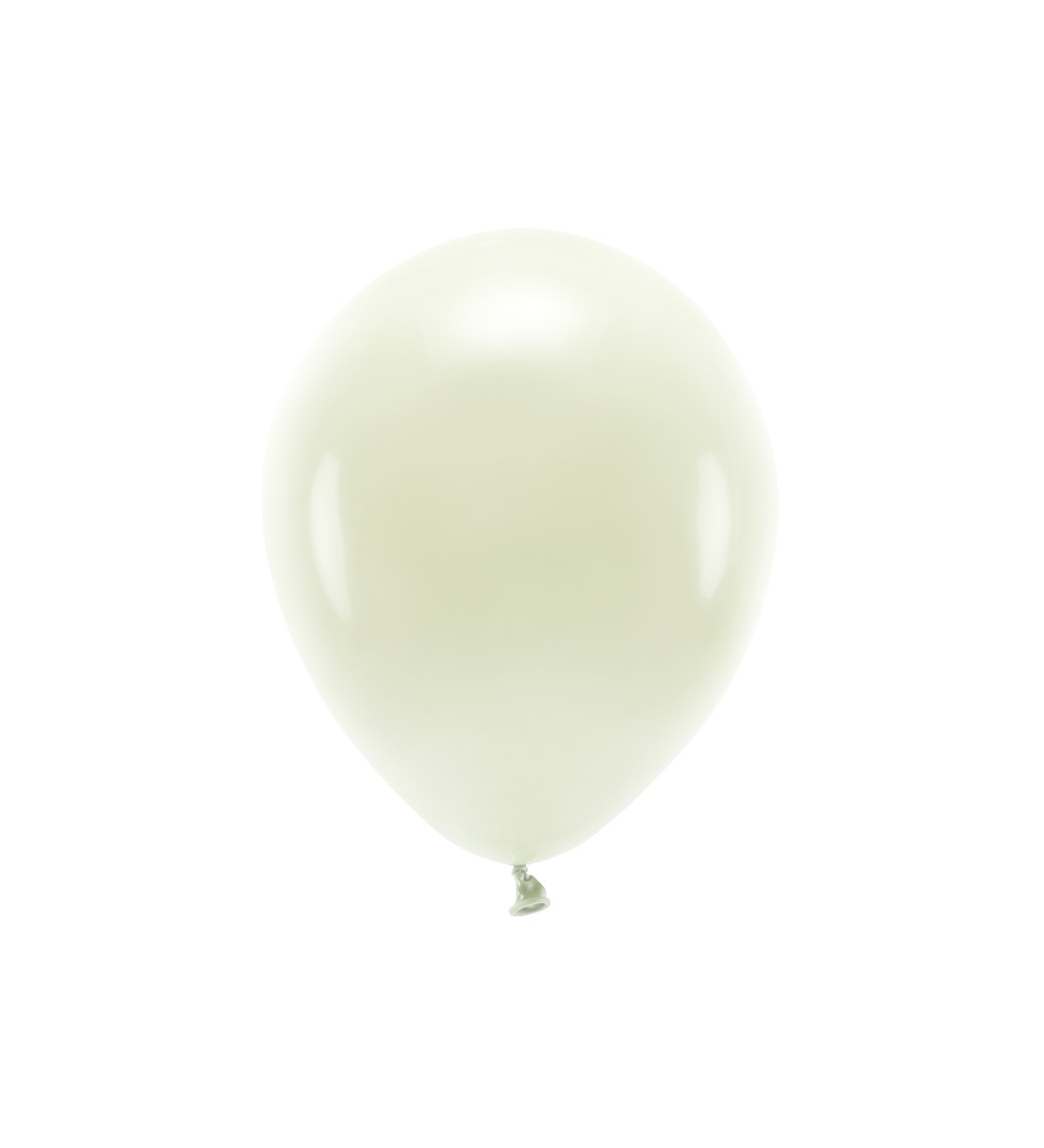 EKO Latexové balónky 30 cm krémové, 10 ks