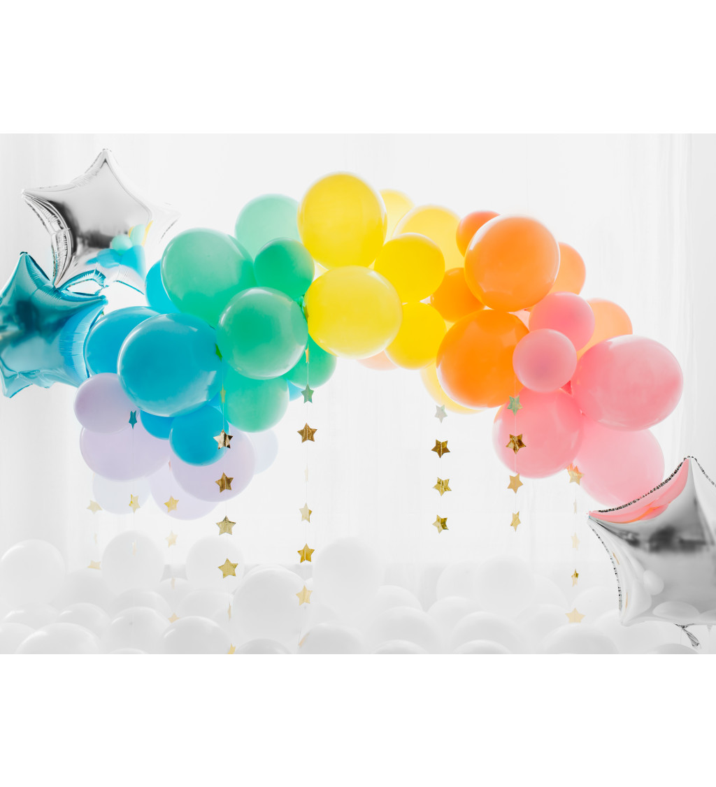 EKO Latexové balónky 30 cm pastelové, broskvové, 10 ks