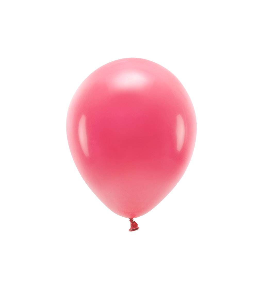 EKO Latexové balónky 30 cm pastelové, světle červené, 10 ks