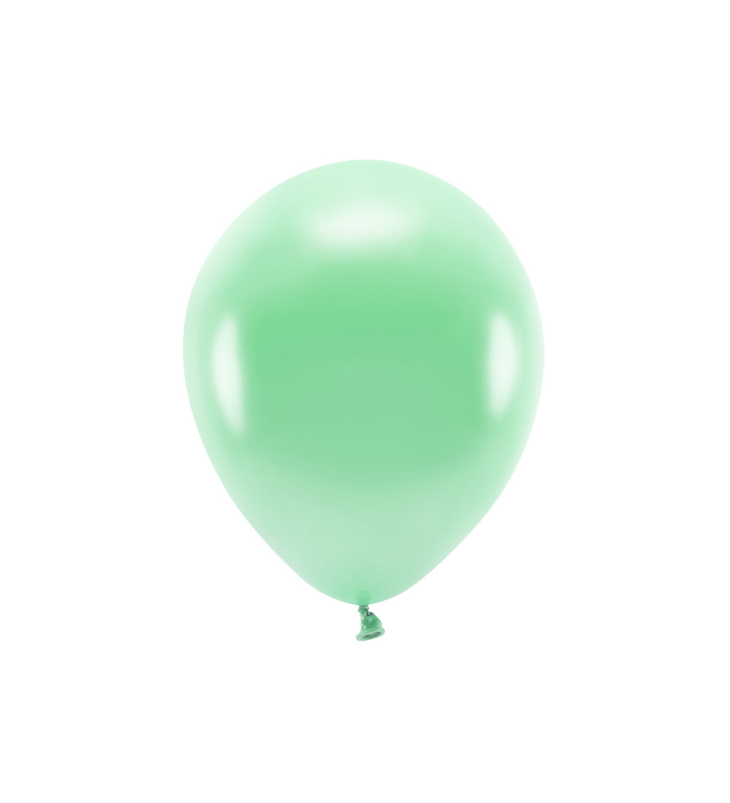 EKO Latexové balónky 30 cm světle zelené, 10 ks