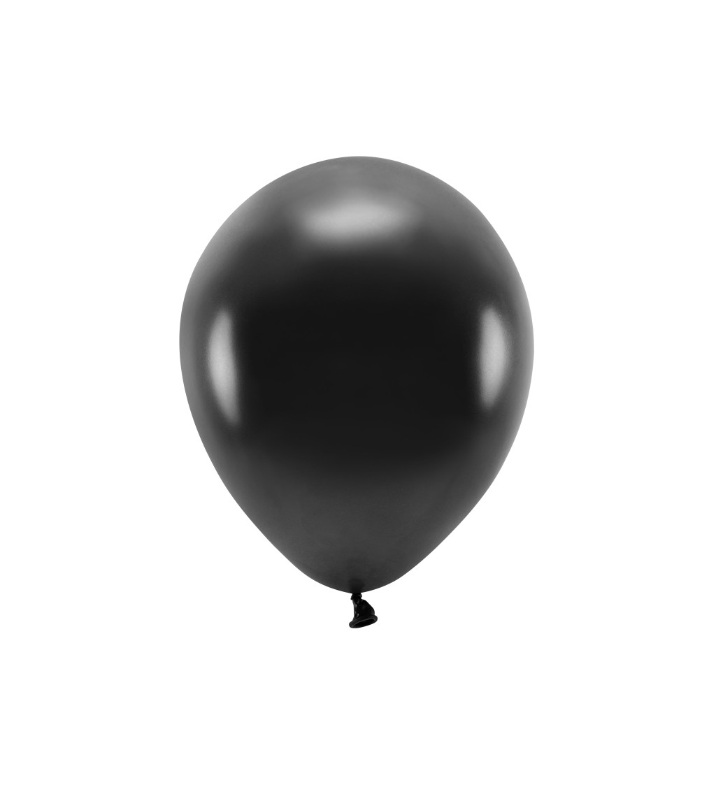 EKO Latexové balónky 30 cm černé, 10 ks