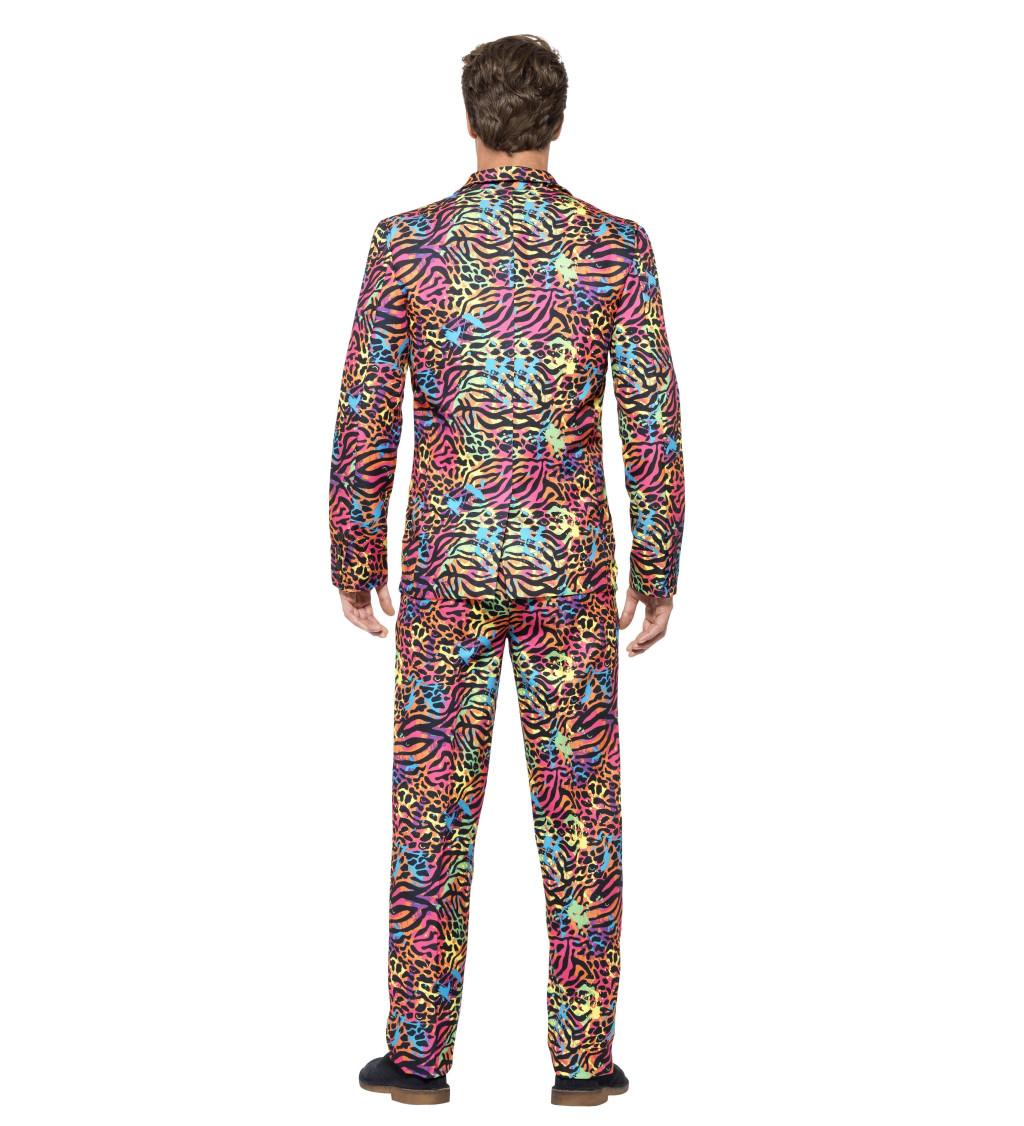 Pánský oblek - Neonový Gepard