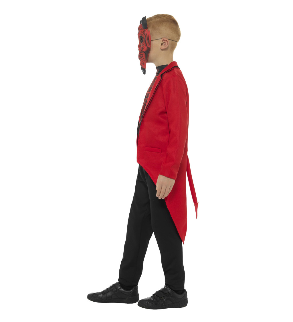 Dětský kostým - Ďábel, červený